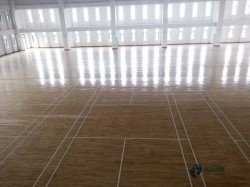 小學(xué)籃球運動木地板施工流程
