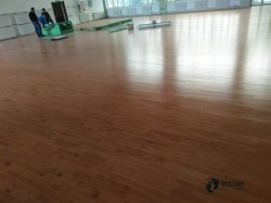 學校籃球木地板反彈力